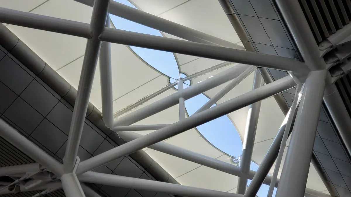 Strength and Durability of Steel Structure Space Frames