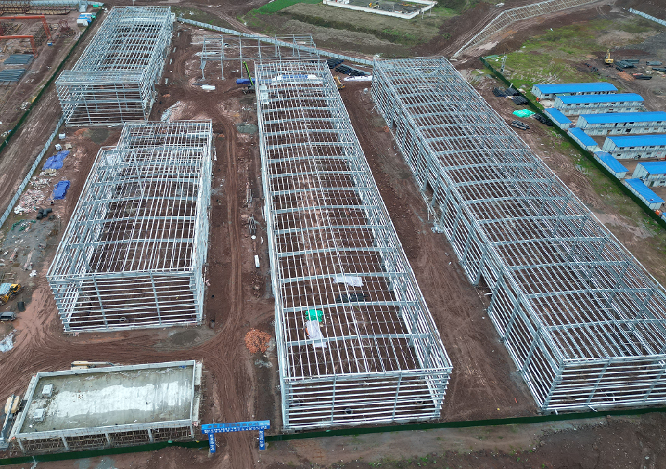 Warehouse and Machine Repair Shop Steel Structure Project