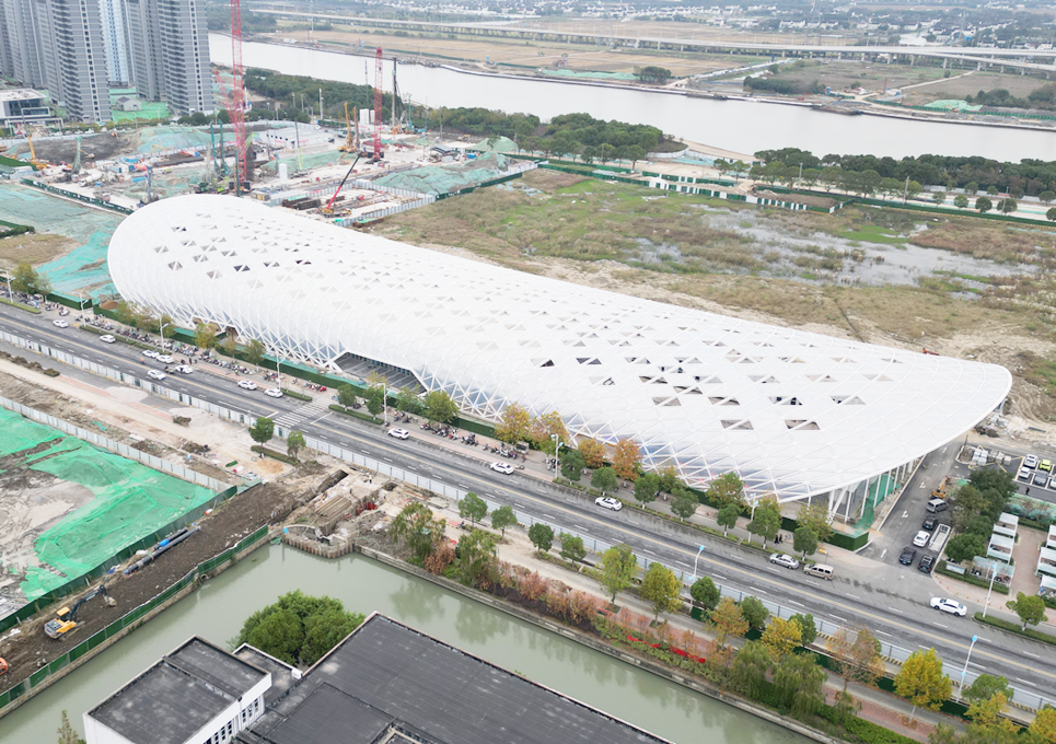 Construction on Sangtian Island