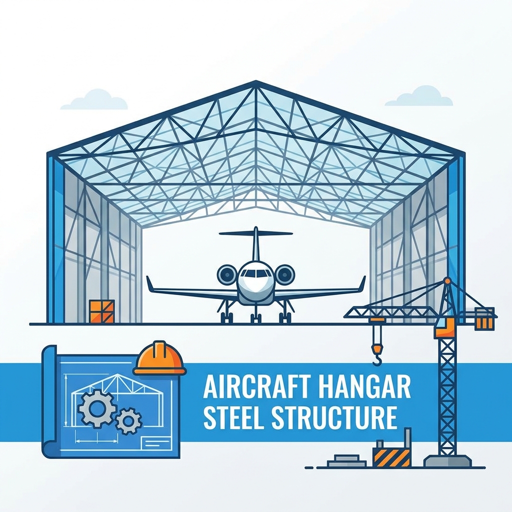Steel Structure Solutions for Aircraft Hangars